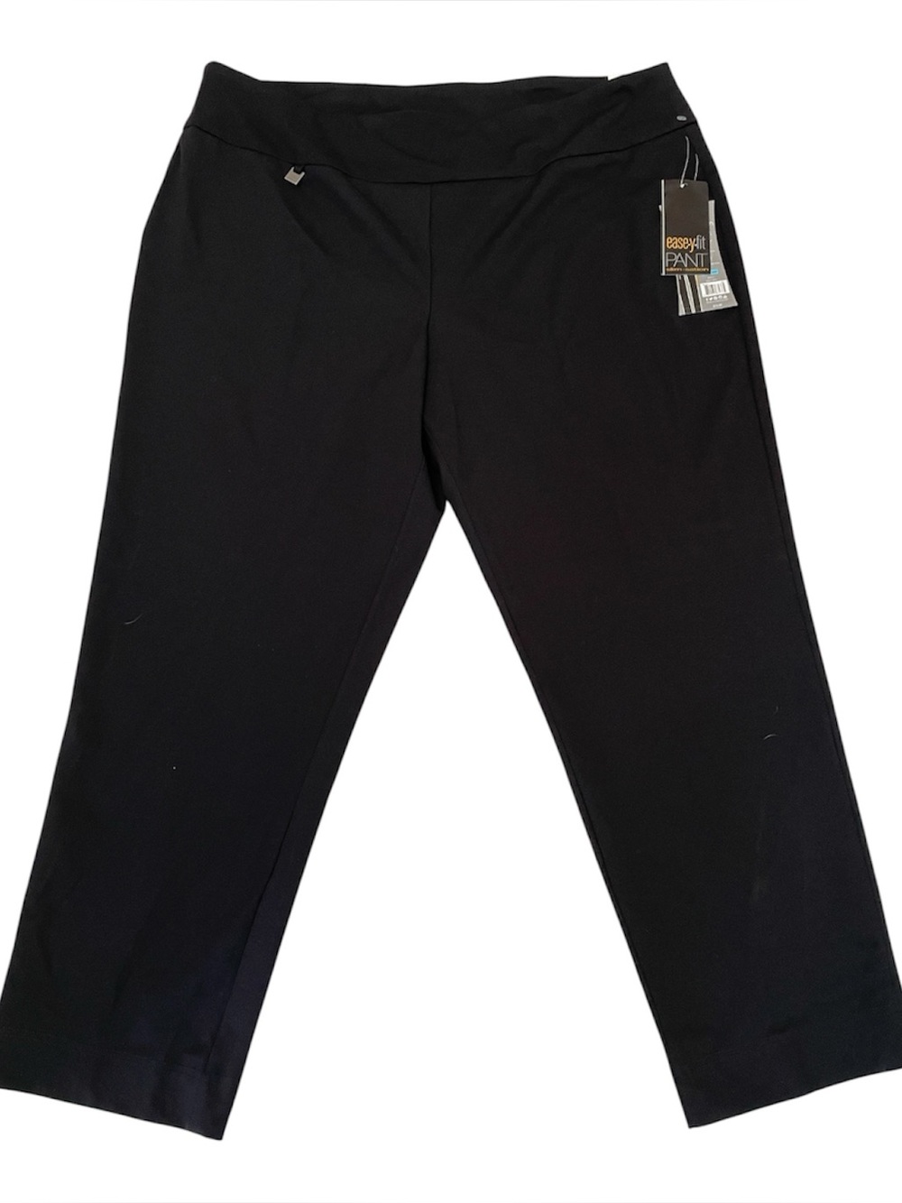 Slim-Sation Tummy Control Easy Fit Pull-On Black‎ Ankle Pant Sz 20W